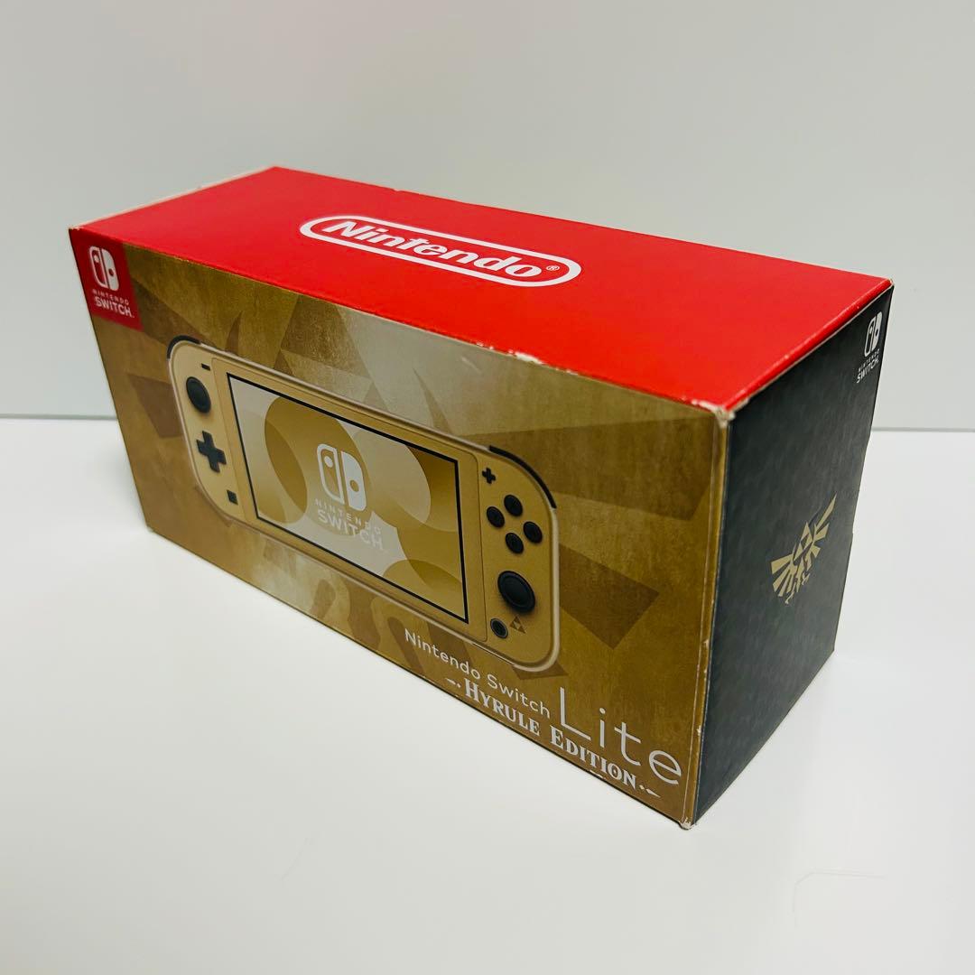 希少】Switch Lite ハイラルエディション 箱・充電器完備 画面傷なし