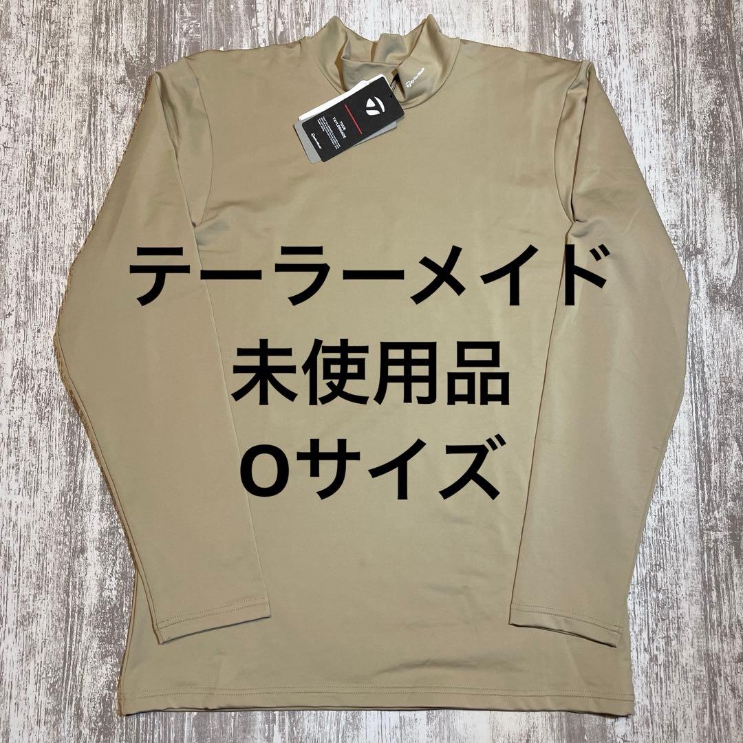 テーラーメイド　ゴルフウェア　モックネックシャツ　Oサイズ　ベージュ TMベーシックS/Sモック｜APPAREL | TaylorMade Golf | テーラーメイド