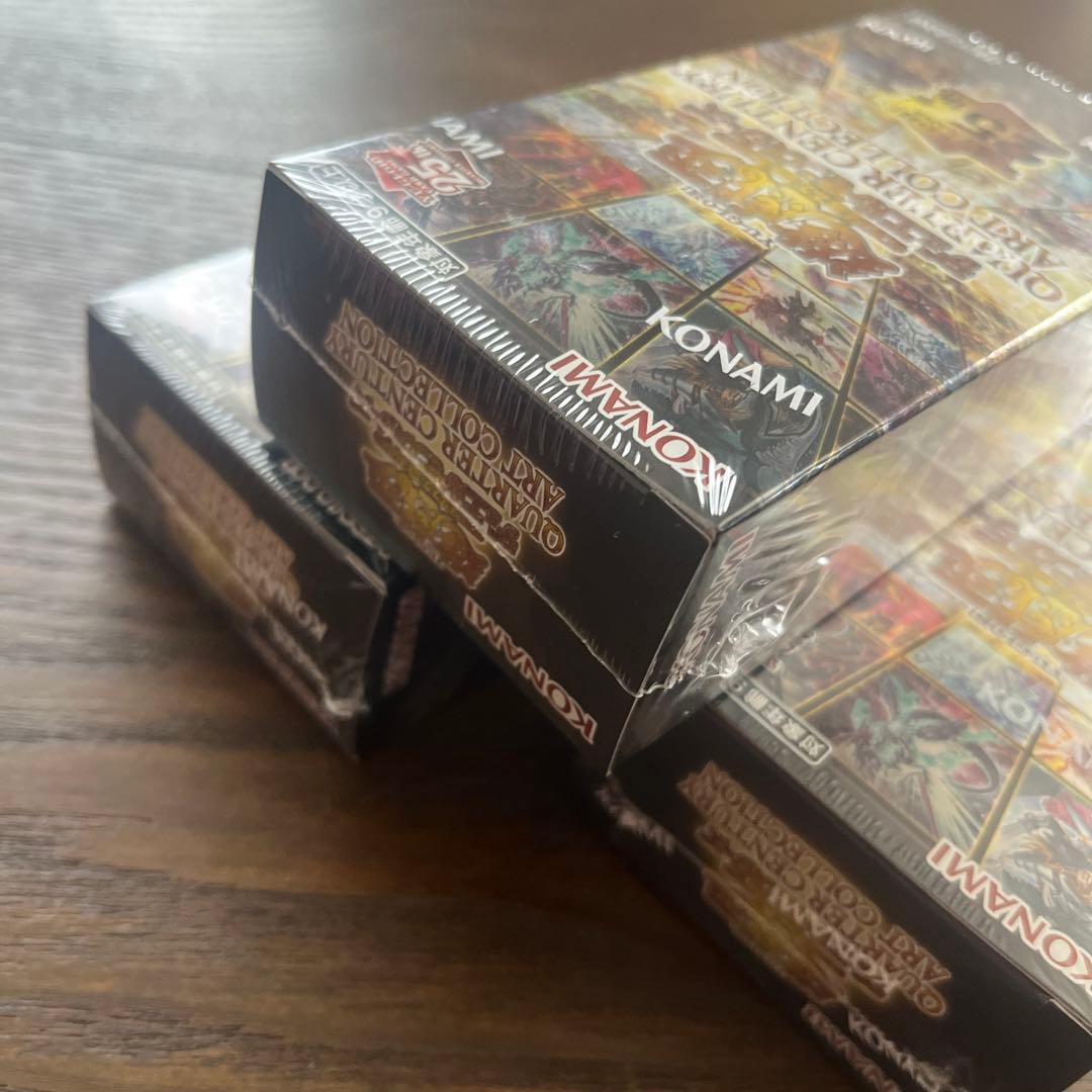 遊戯王 クォーターセンチュリーアートコレクション 3box シュリンクつき