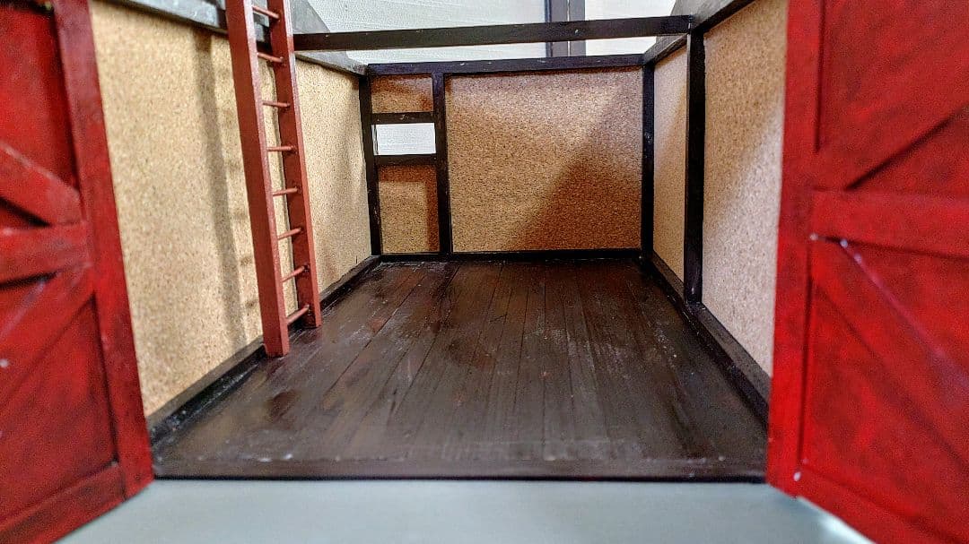 1/18 ジオラマ ミニカー ガレージ 車庫 納屋 ドールハウス 即購入禁止