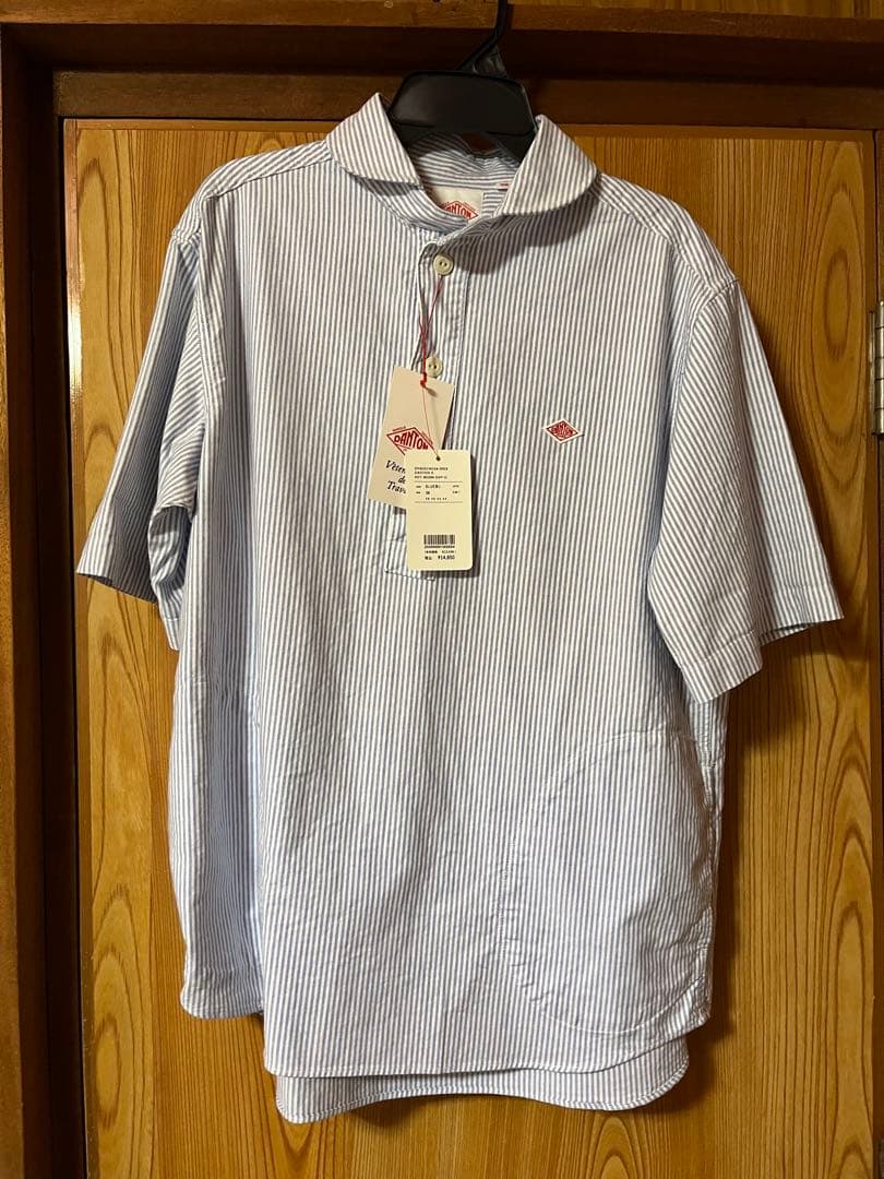 未使用。DANTON 半袖シャツ ストライプ 38 ブルー 楽天市場】DANTON ダントン プルオーバー ストライプ リネンシャツ JD