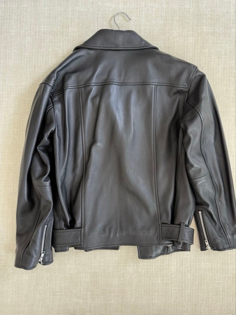 未使用】Ungrid リアルレザー ルーズライダース 羊革