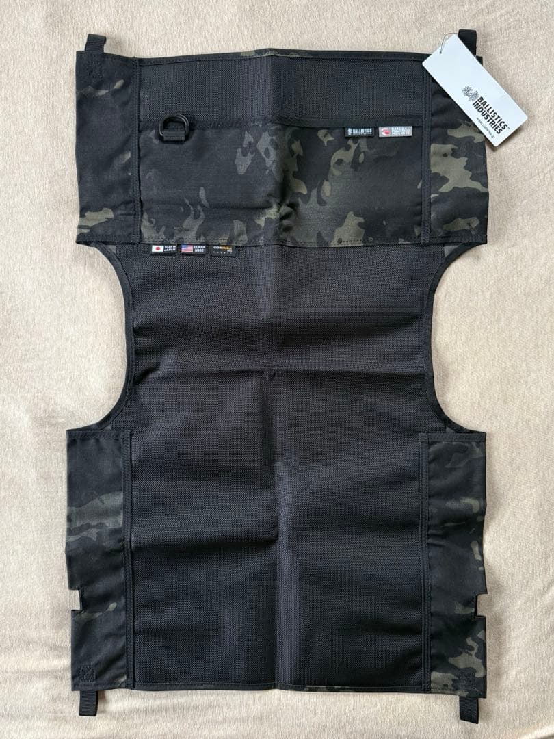 新品 BALLISTICS カーミットチェア 張替え シート マルチカムブラック