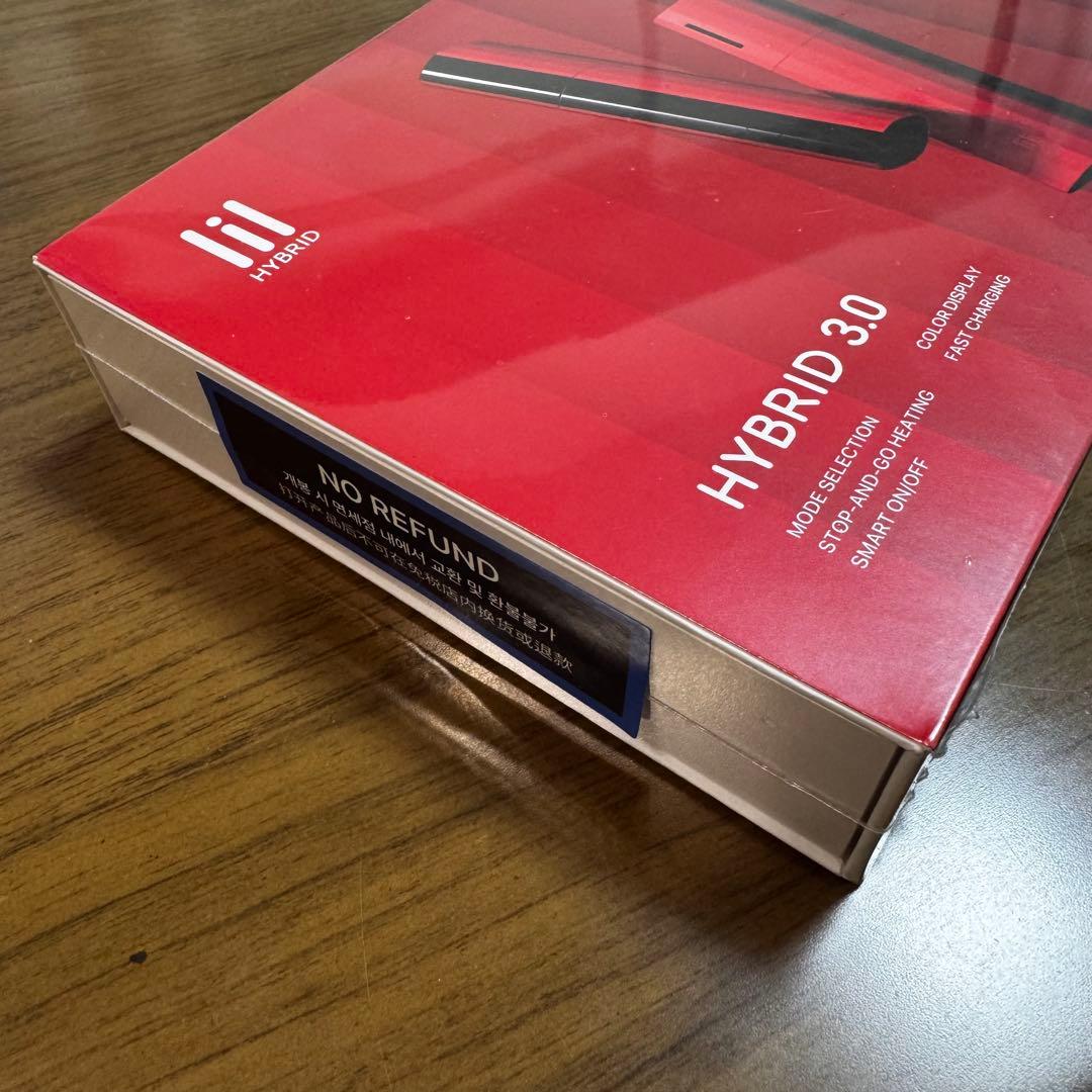 lil HYBRID 3.0 韓国限定 リルハイブリッド 赤 レッド シュリンク