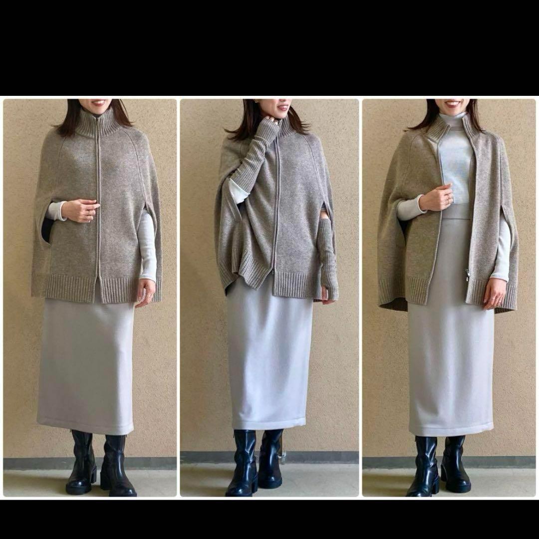 ニックモンロー様】セオリーリュクス 23AW カシミヤ ケープ カーディガン