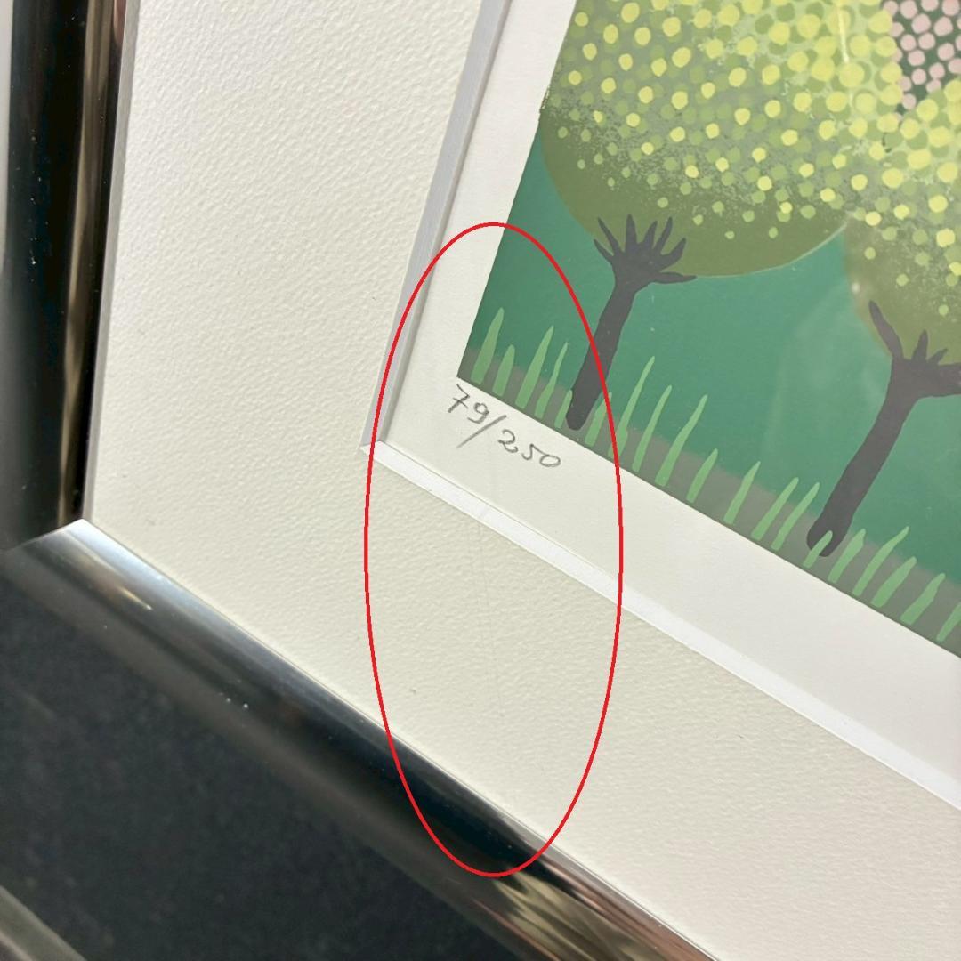 美品 イワン・ラブジン「イベリスク」リトグラフ 大作 直筆サイン入り