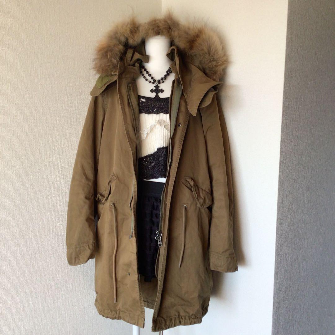 00s archive fur Mods coat grunge Y2K お兄系 00s archive fur Mods