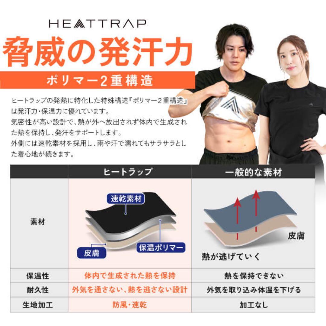 新品未開封】HEATTRAP 爆汗滝汗サウナシャツ Lサイズ - メルカリ
