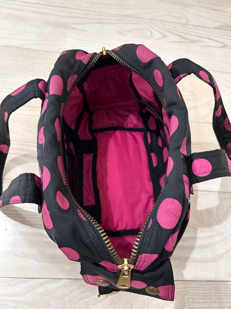 PORTER X-girl 草間彌生 水玉 ピンク ボストンバッグ 限定商品
