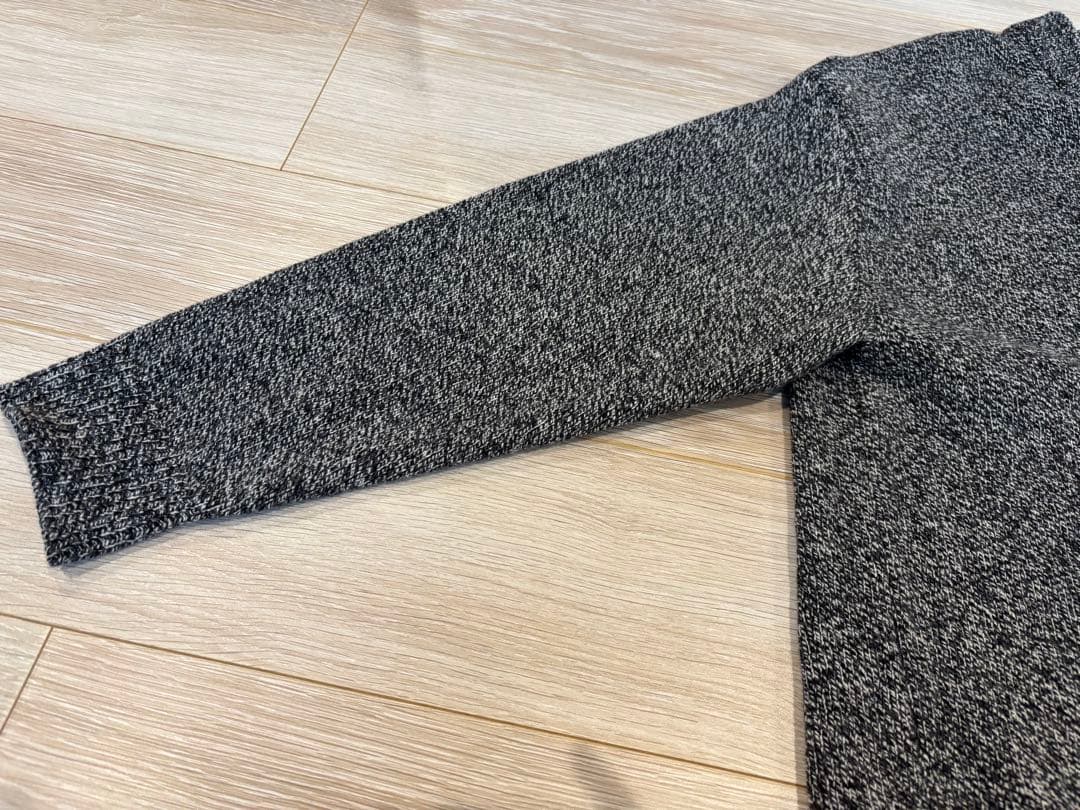 《ATON》WOOL MOULINE MOCKNECK SWEATER(4)
