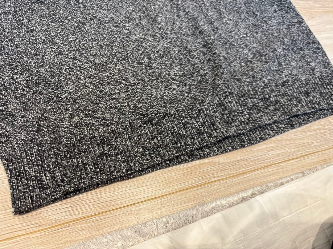《ATON》WOOL MOULINE MOCKNECK SWEATER(4)