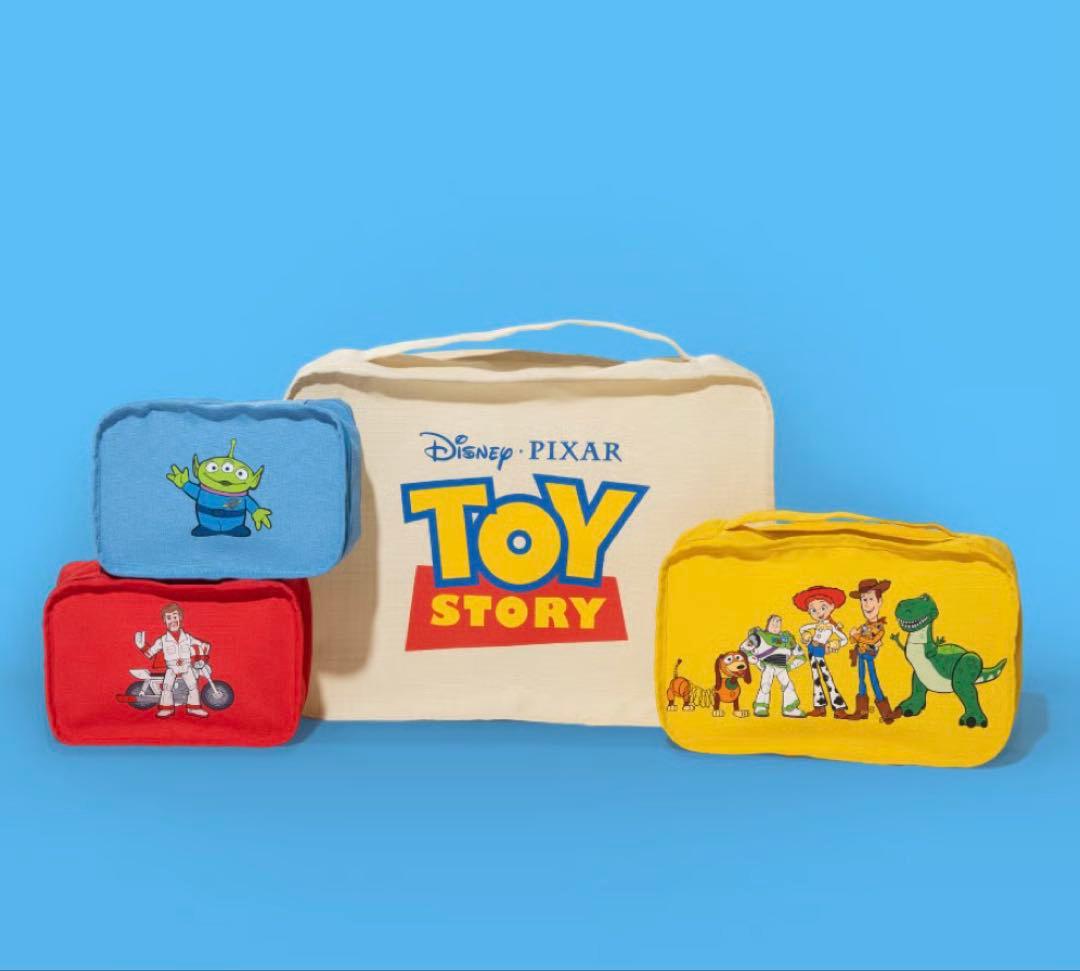 新品未開封　wcj トラベルバッグ　トイストーリー　ポーチ ディズニー／トラベルポーチ (トイストーリー柄) | wicmarket