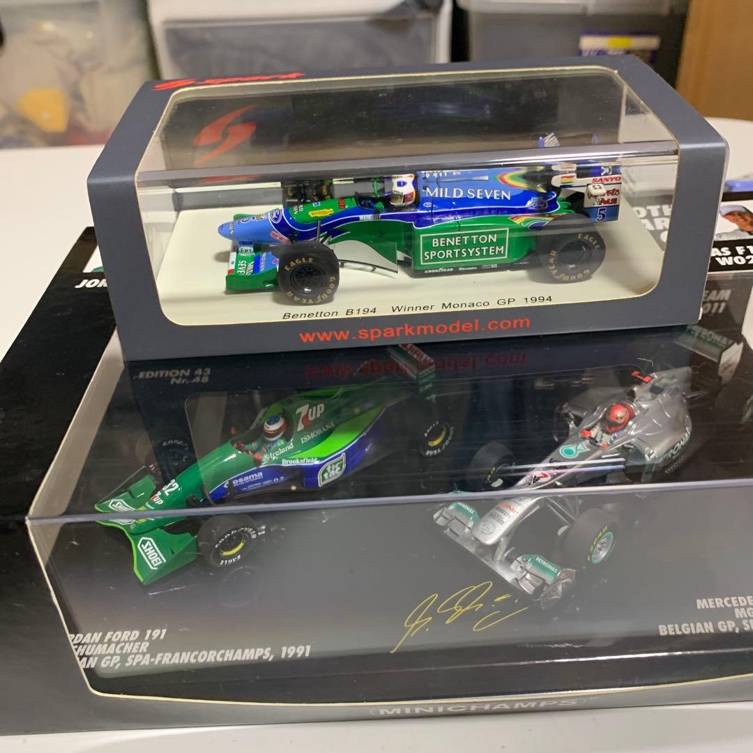 Jordan Ford 191 & メルセデスW02 ベネトンシューマッハー - メルカリ