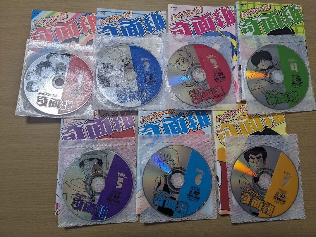 DVDハイスクール!奇面組 全15巻セット レンタル落ち