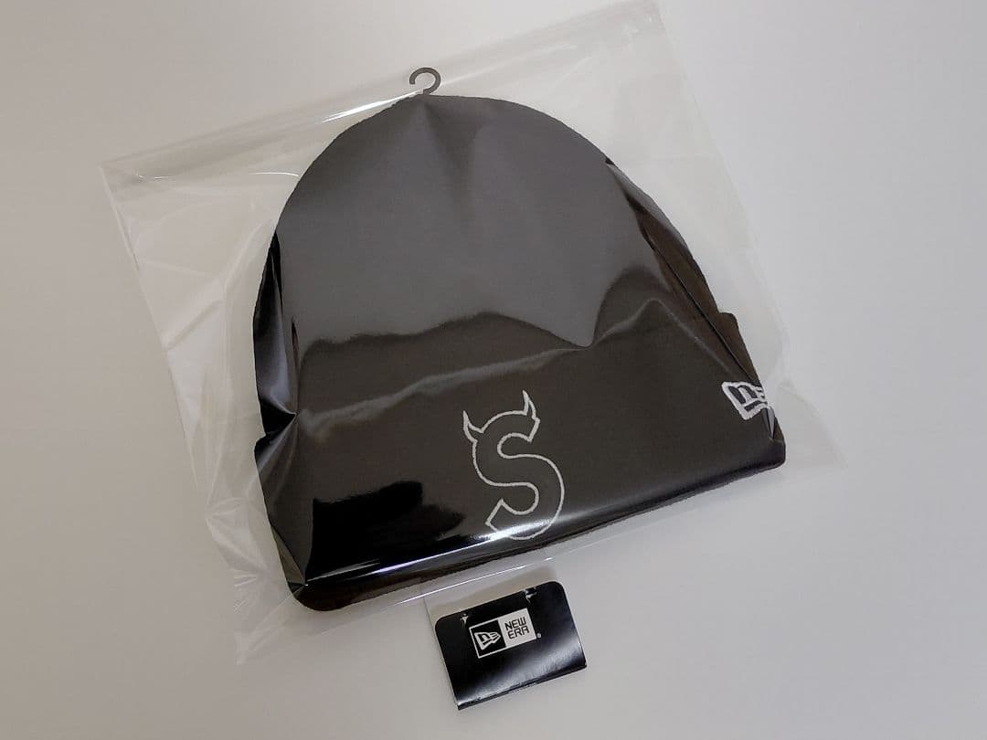 新品・未着用　Supreme × New Era　S Logoツノ　Beanie Supreme x New Era FW23 S Logo Beanie Olive | eBay