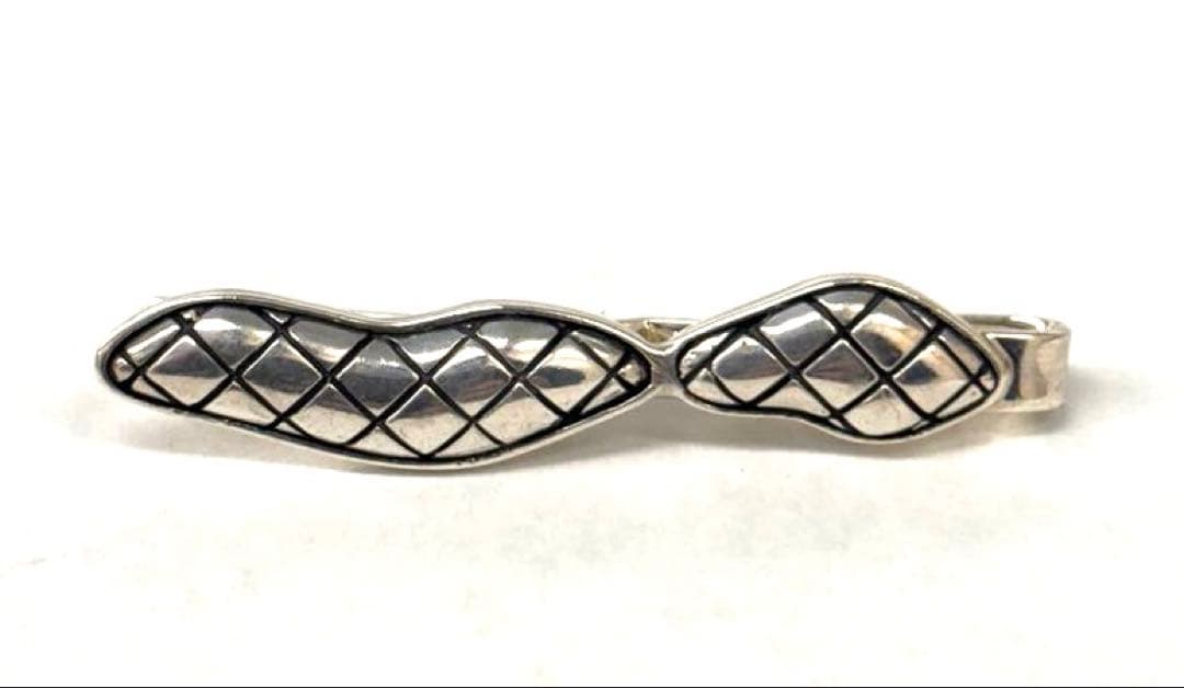 ボッテガヴェネタ　タイピン　タイバー　SV925 　BOTTEGA　VENETA BOTTEGA VENETA（ボッテガ・ヴェネタ） シルバー925 タイピン 中古