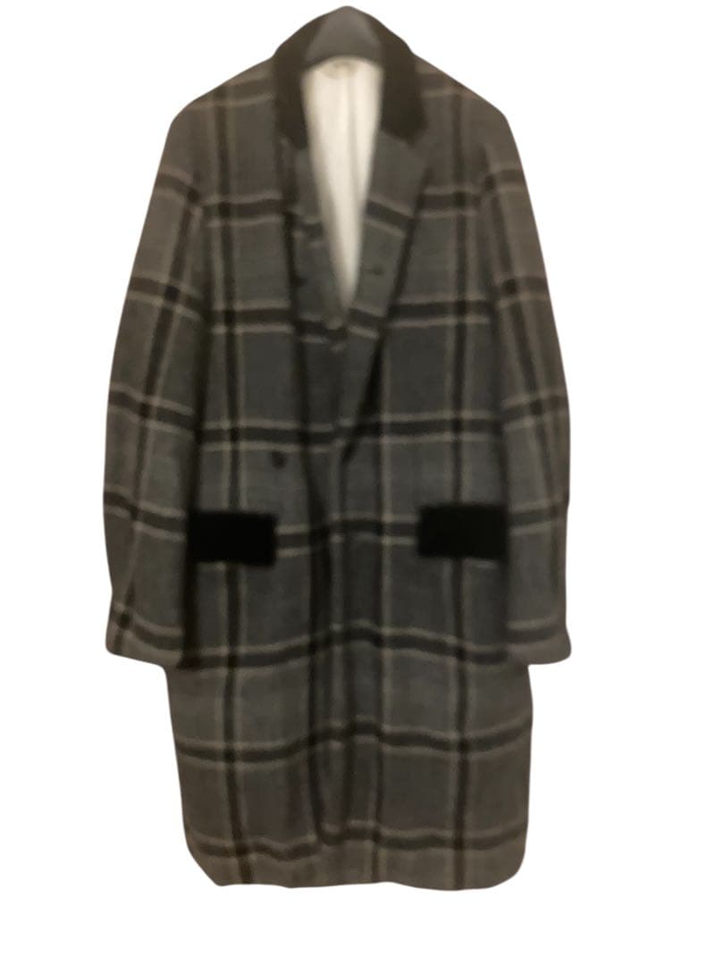 d*m様 SUNSEA Check Coat チェスター コート プリマロフト SUNSEA Check Coat チェスター コート プリマロフト