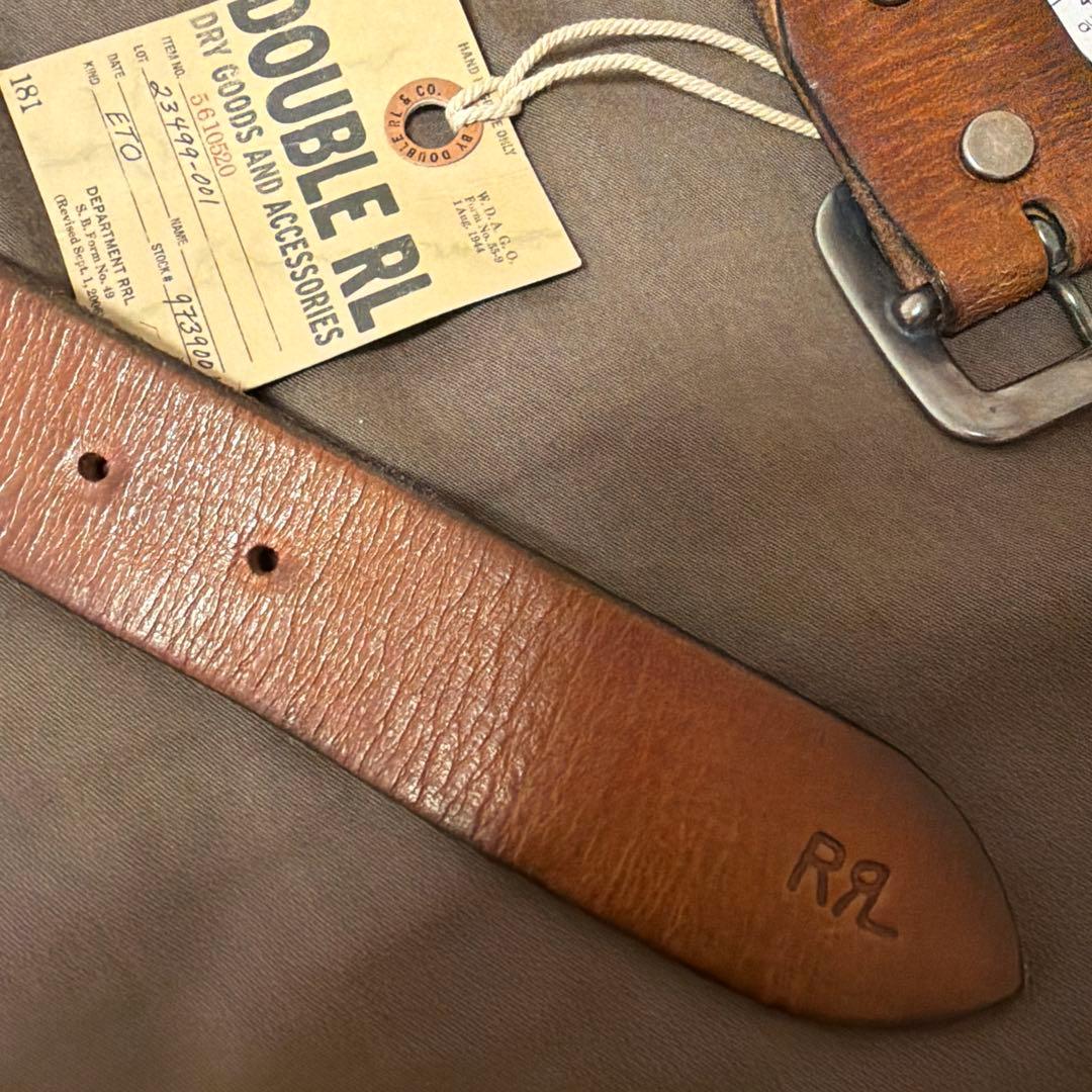 新品【希少】直営店購入 RRL ベルト ギャリソン ダブルアールエル 36