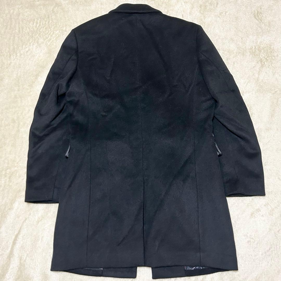 未使用】ロベルトカバーニ カシミヤ100% チェスター コート Lサイズ 黒