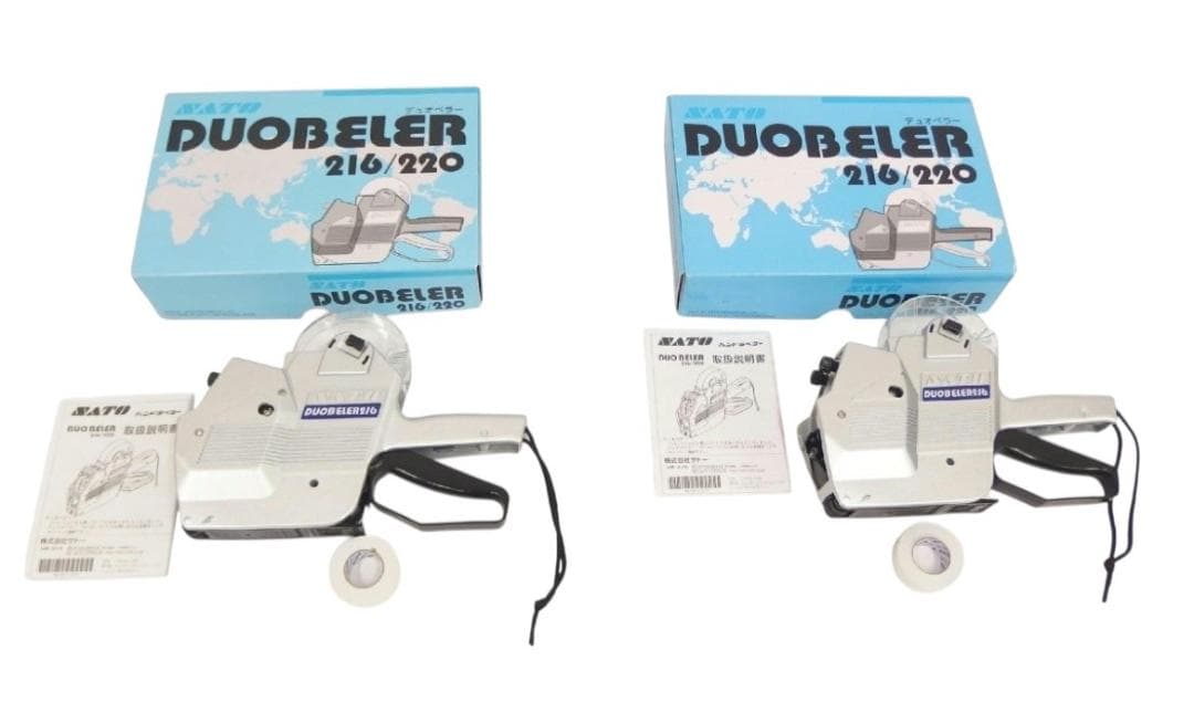 ★未使用★ サトーSATO デュオベラー 216/220 ハンドラベラー セット Amazon | SATO/サトーDUOBELER216・DUOBELER220ハンドラベラー用インキ