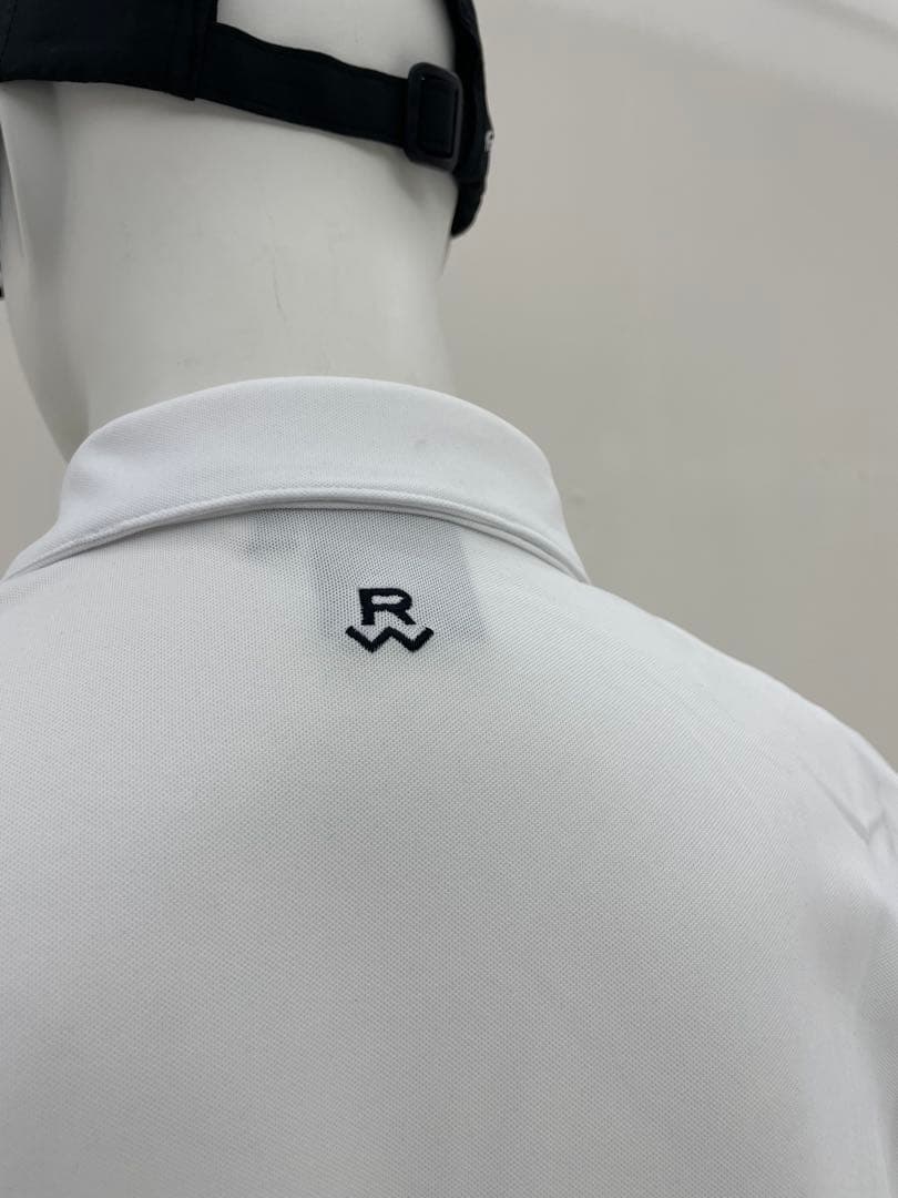 エリートグリップ 半袖ポロシャツ スリムフィット ホワイト L 新品