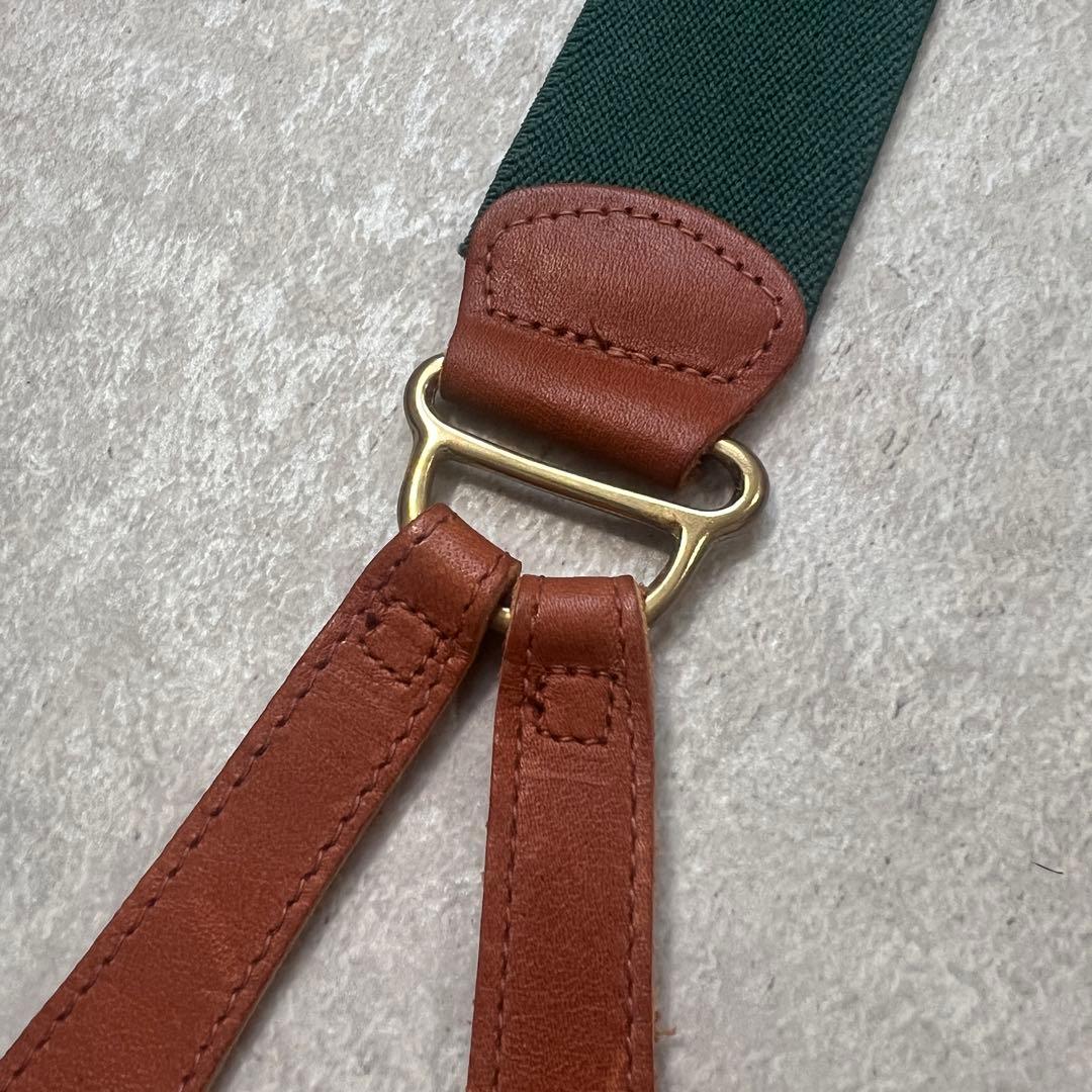 極美品】ポロラルフローレン USA製 サスペンダー タータンチェック