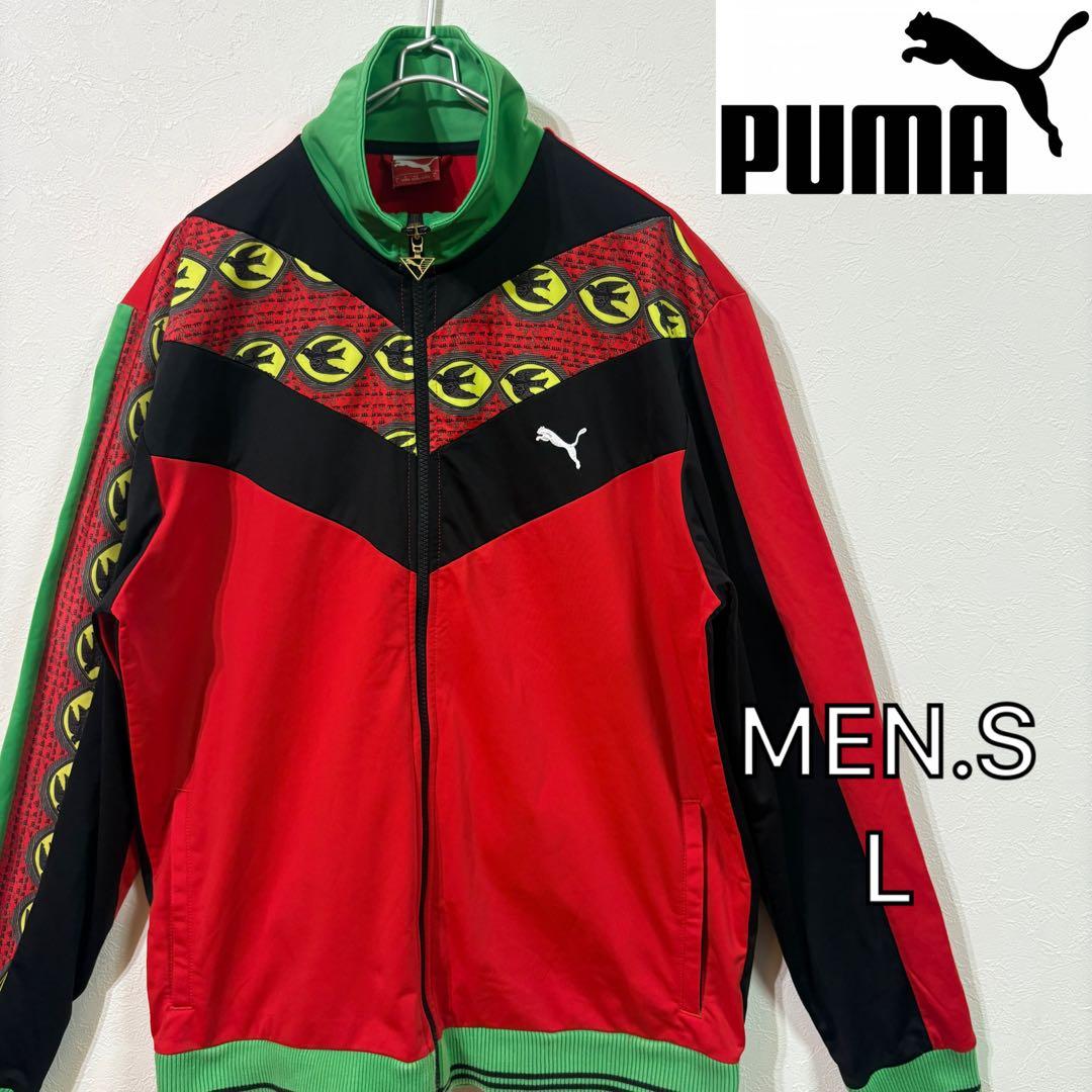 【PUMA】希少ケヒンデ•ワイリー2010年Ｗ杯トラックジャケット　メンズＬ PUMA】希少ケヒンデ•ワイリー2010年W杯トラックジャケット メンズL