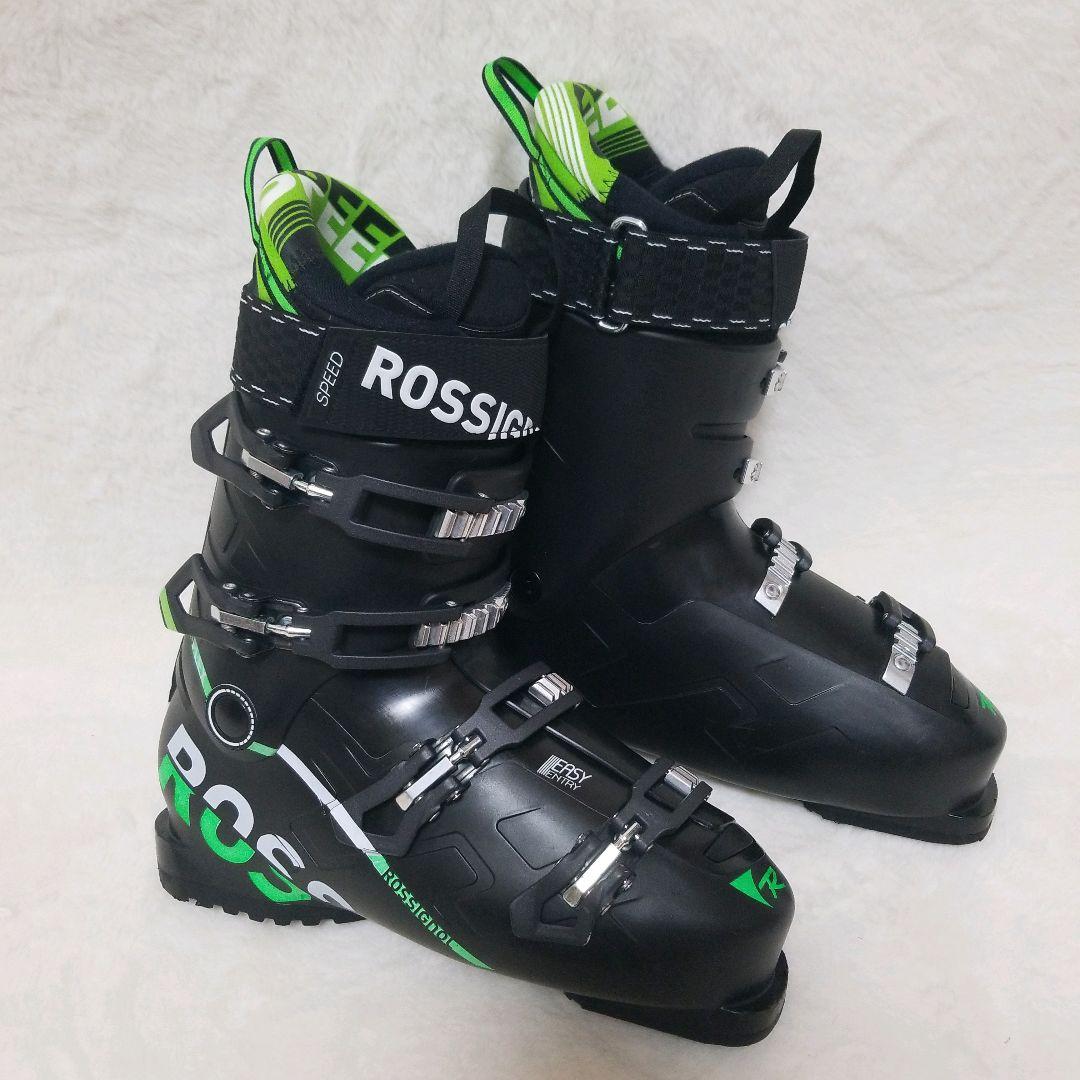 【極美品】ロシニョール　スキー　ブーツ　初心者用　27.5cm 黒　ロゴ