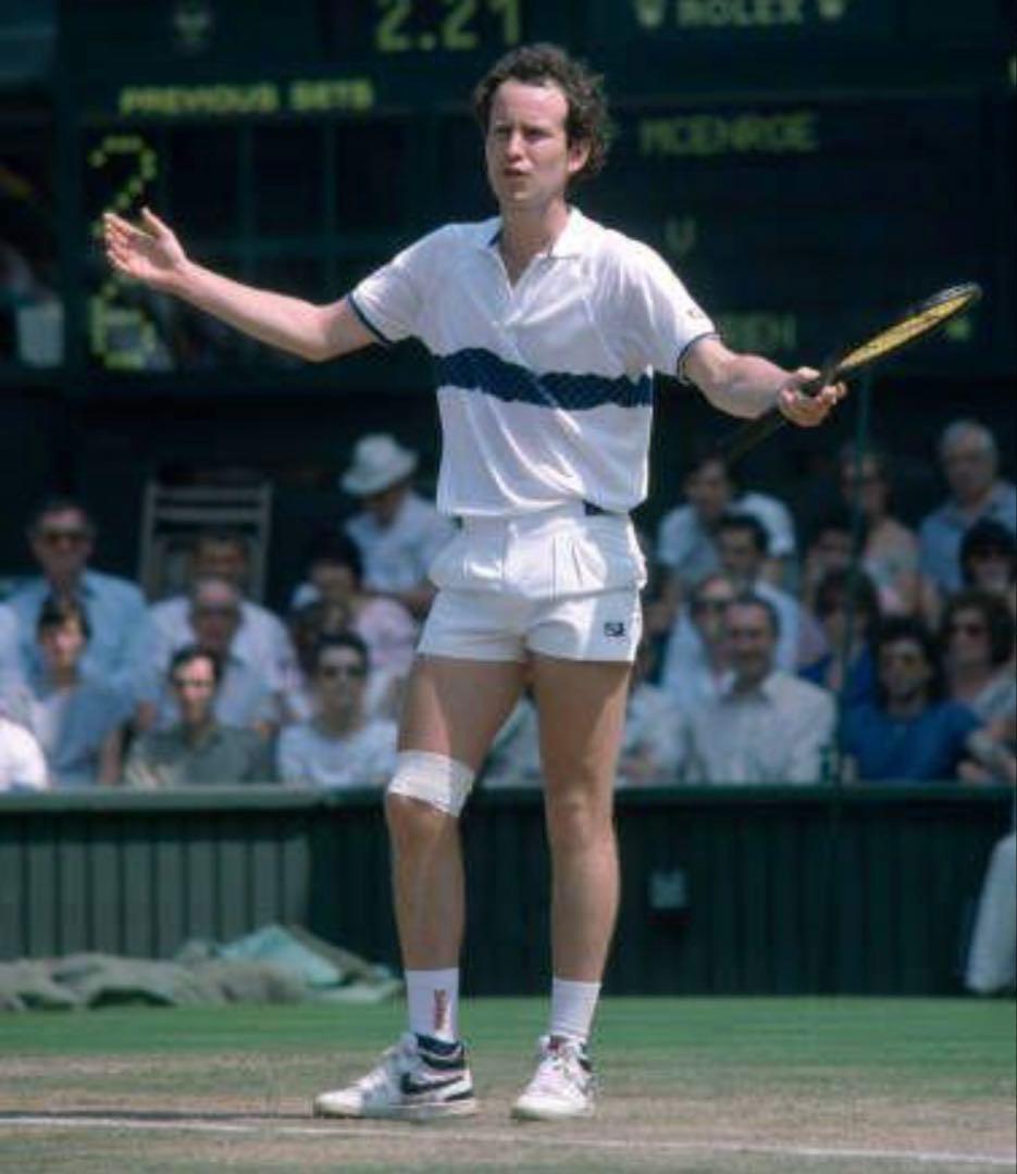 NIKE かのこポロ McEnroe Lサイズヴィンテージナイキポロシャツ ジョン