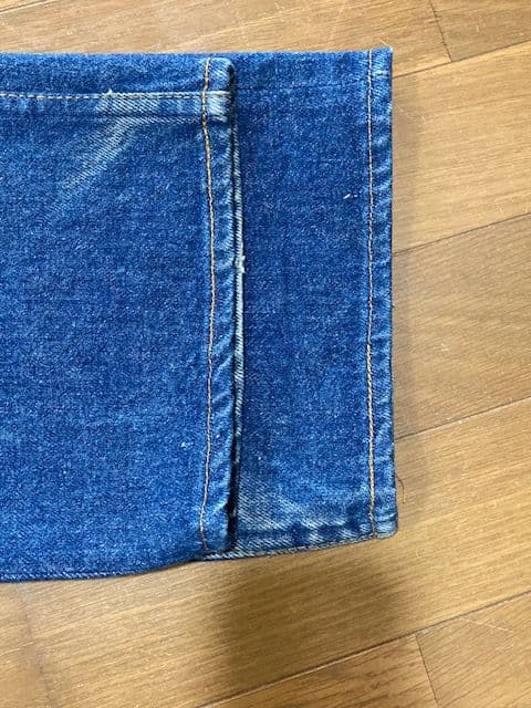 86年リーバイス501 ハチマルUSA製careスタンプ ナイロンフット W32