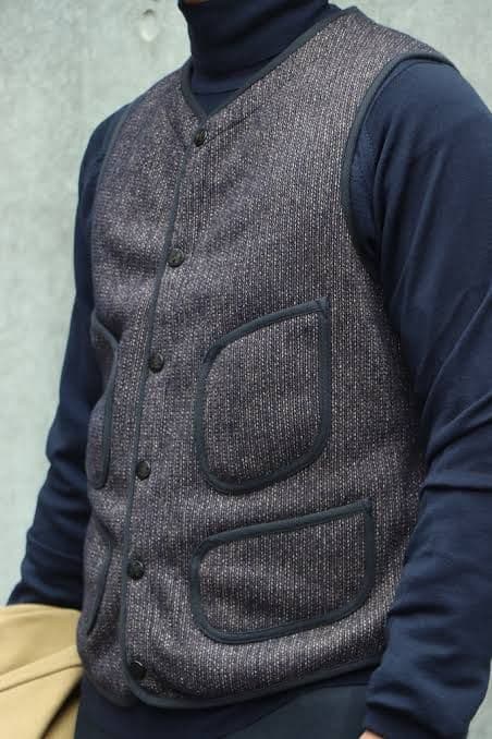 アナトミカ ANATOMICA ビーチクロスベストBB Vest 38 ごま塩 - メルカリ