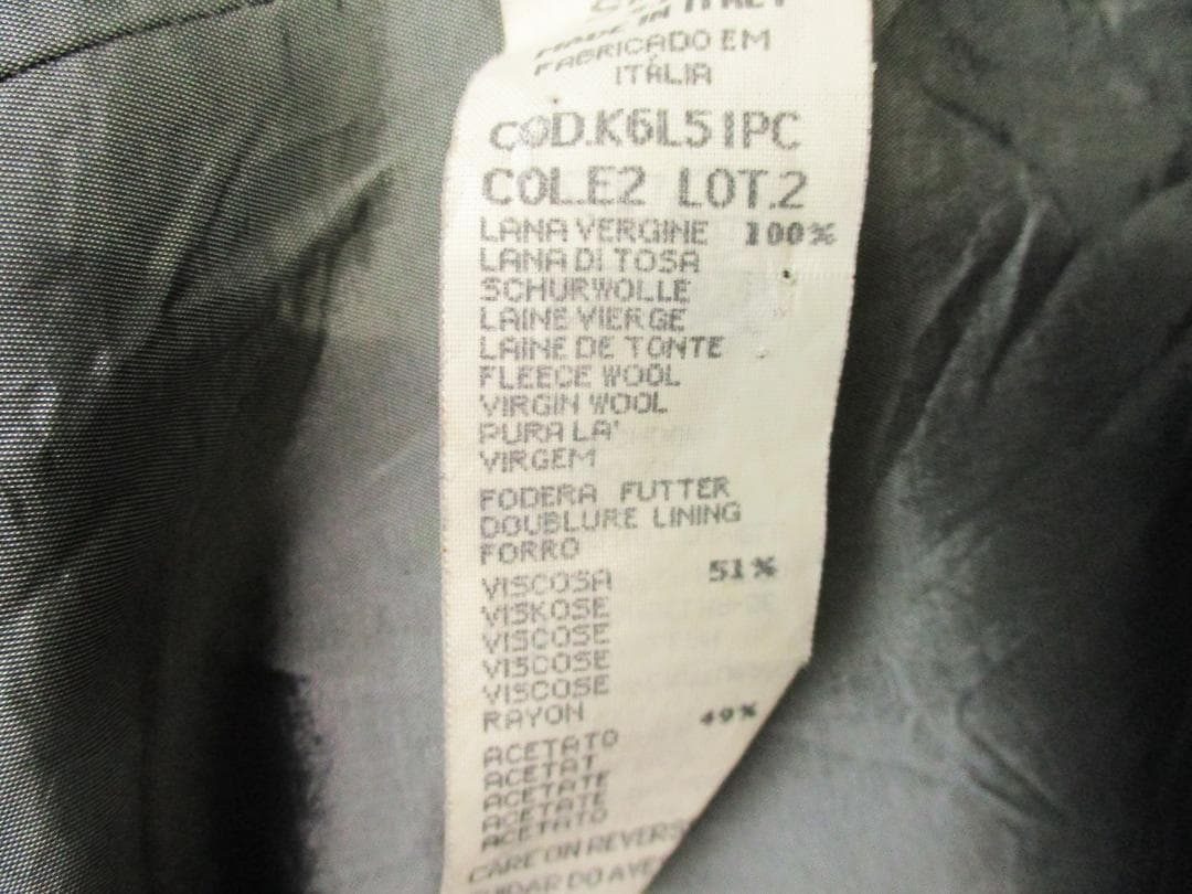 90S アルマーニジーンズ○イタリア製＜チェスターコート＞M0399m