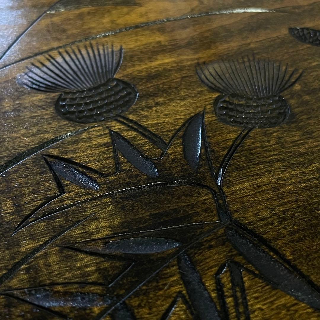 草木彫 川添日記 《大皿 36.5cm》 100年うつわ神様からの贈り物 - メルカリ