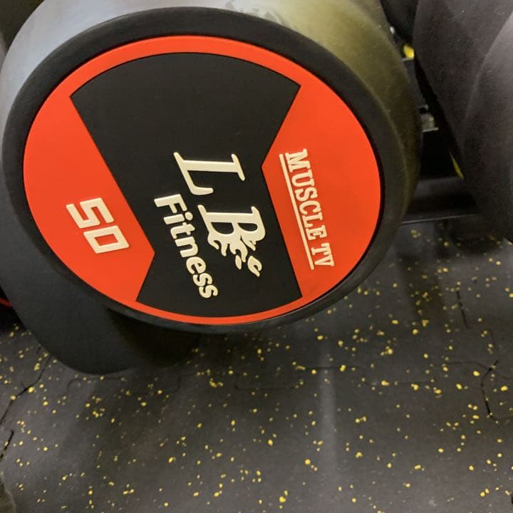 ラバーダンベル　47.5kg2個 ラバーダンベル47.5kg 2個