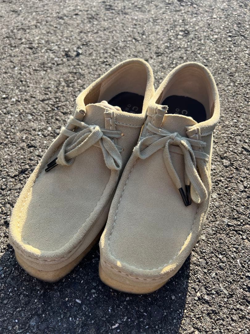 Clarks ワラビー ベージュ【26cm】 Clarks Originals クラークス ワラビー メンズ メープル スエード