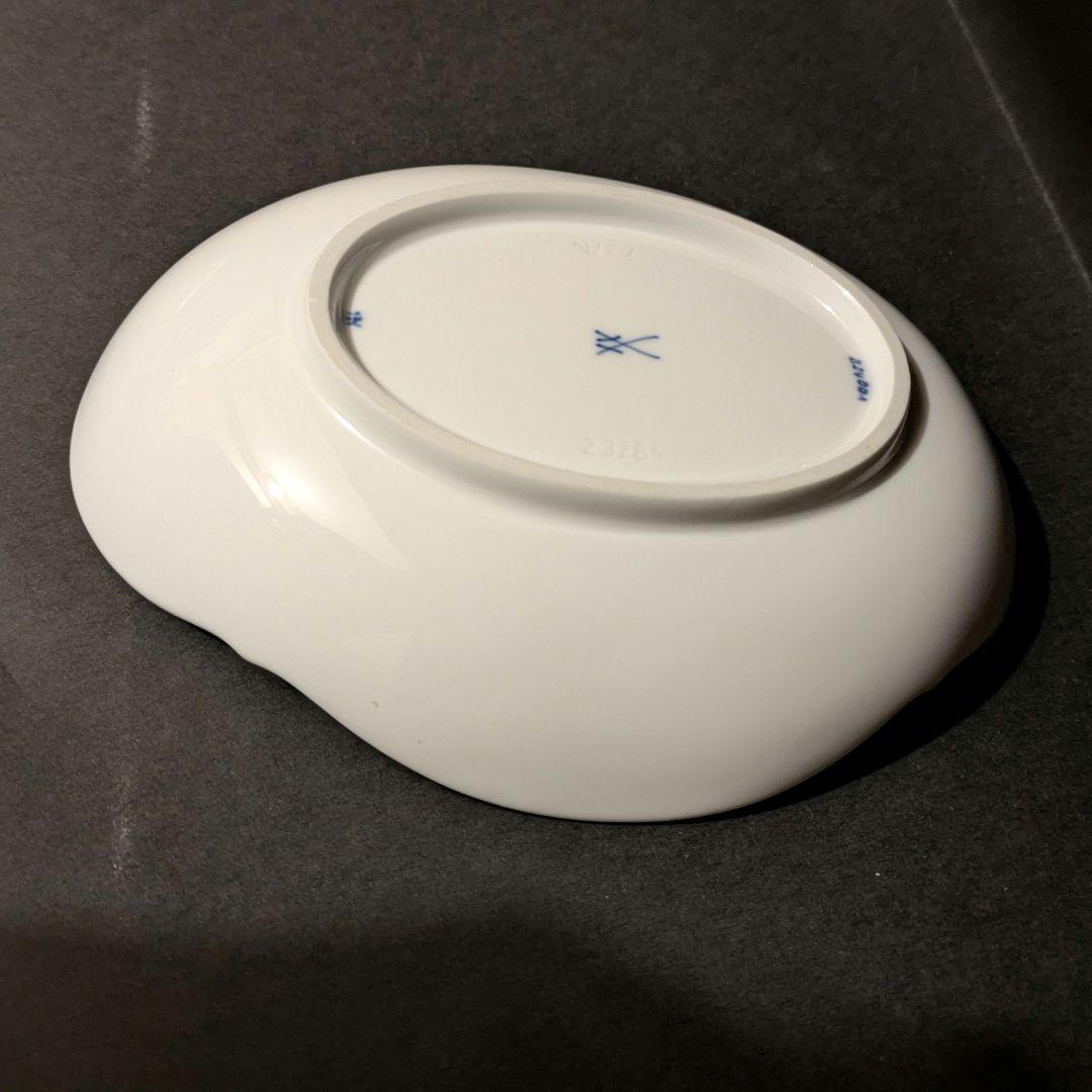 極美品】Meissen マイセン ブルーオーキッド オーバルディッシュ【中古