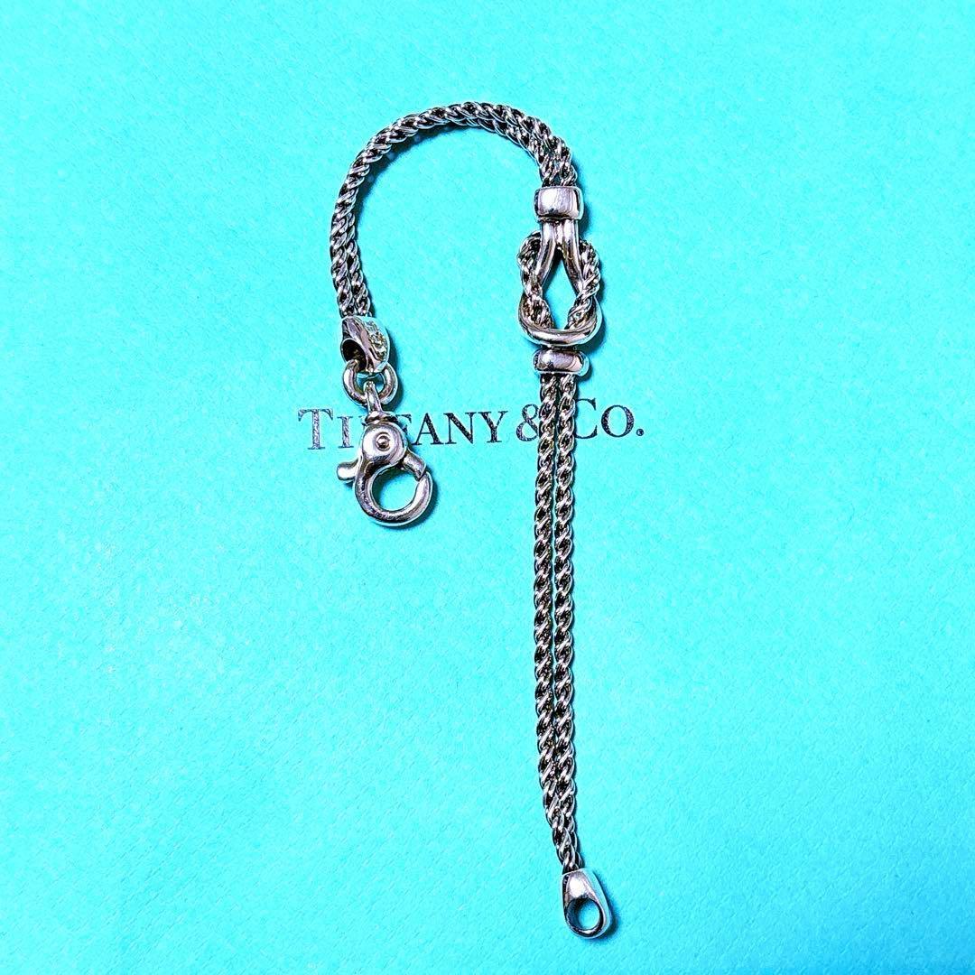 【美品】19.5cm ティファニー ダブルロープ ブレスレット シルバー925