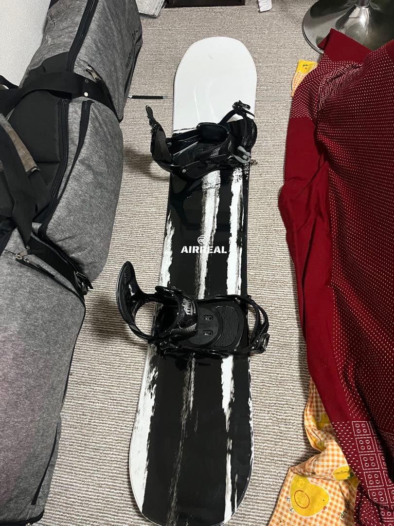 スノーボード151cm+バイン2点セット「取り付けワックス可」 半額以上 ZUMA スノーボード メンズ 3点セット 板 ボード バイン