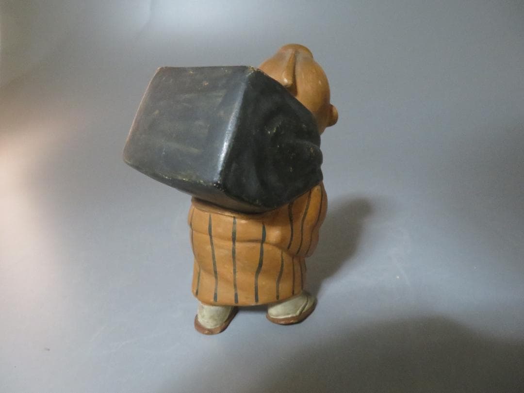 ◇286◇珍品！時代 江戸期 歴史 資料 商売繁盛 人形 陶器 行商