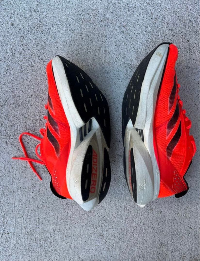 adidas ADIZERO ADIOS PRO 3 赤 オレンジ - メルカリ