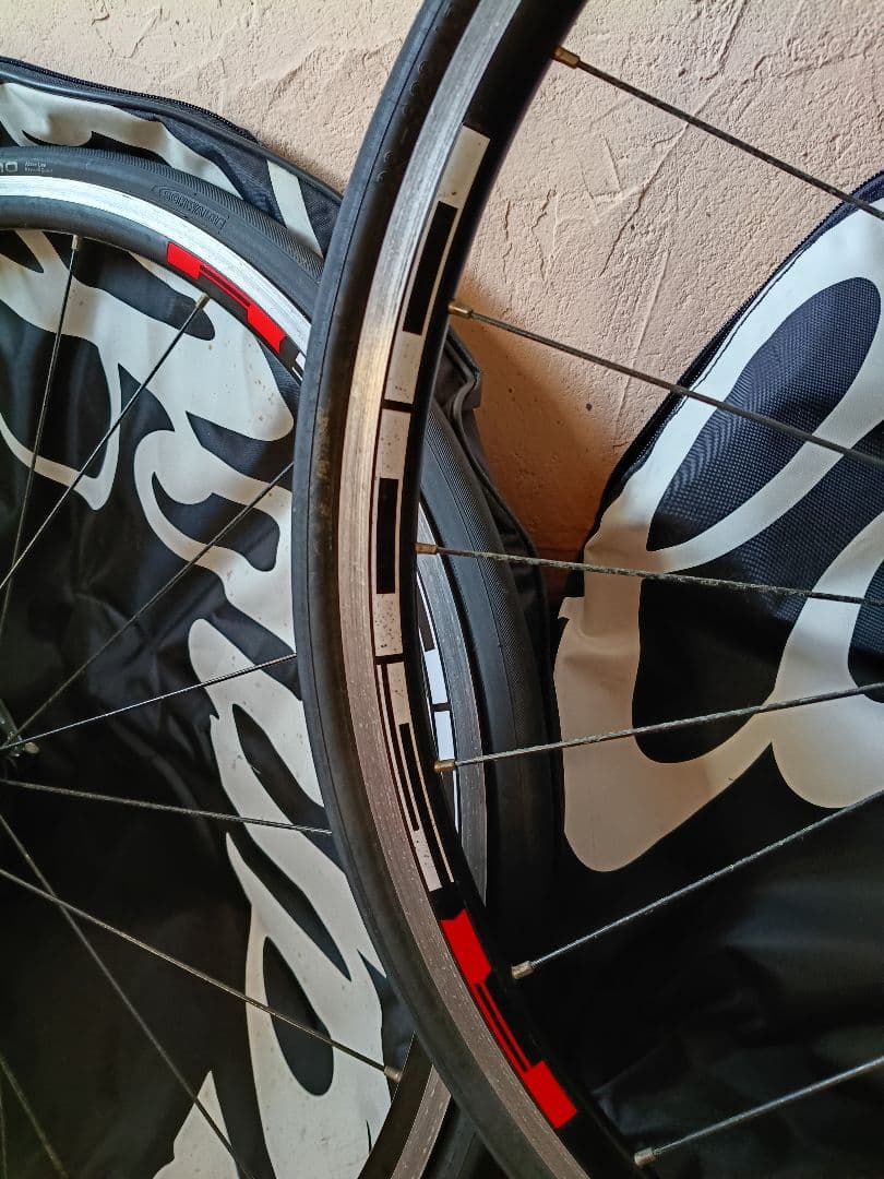 自転車 ロード ホイールセット カンパニョーロケース付き