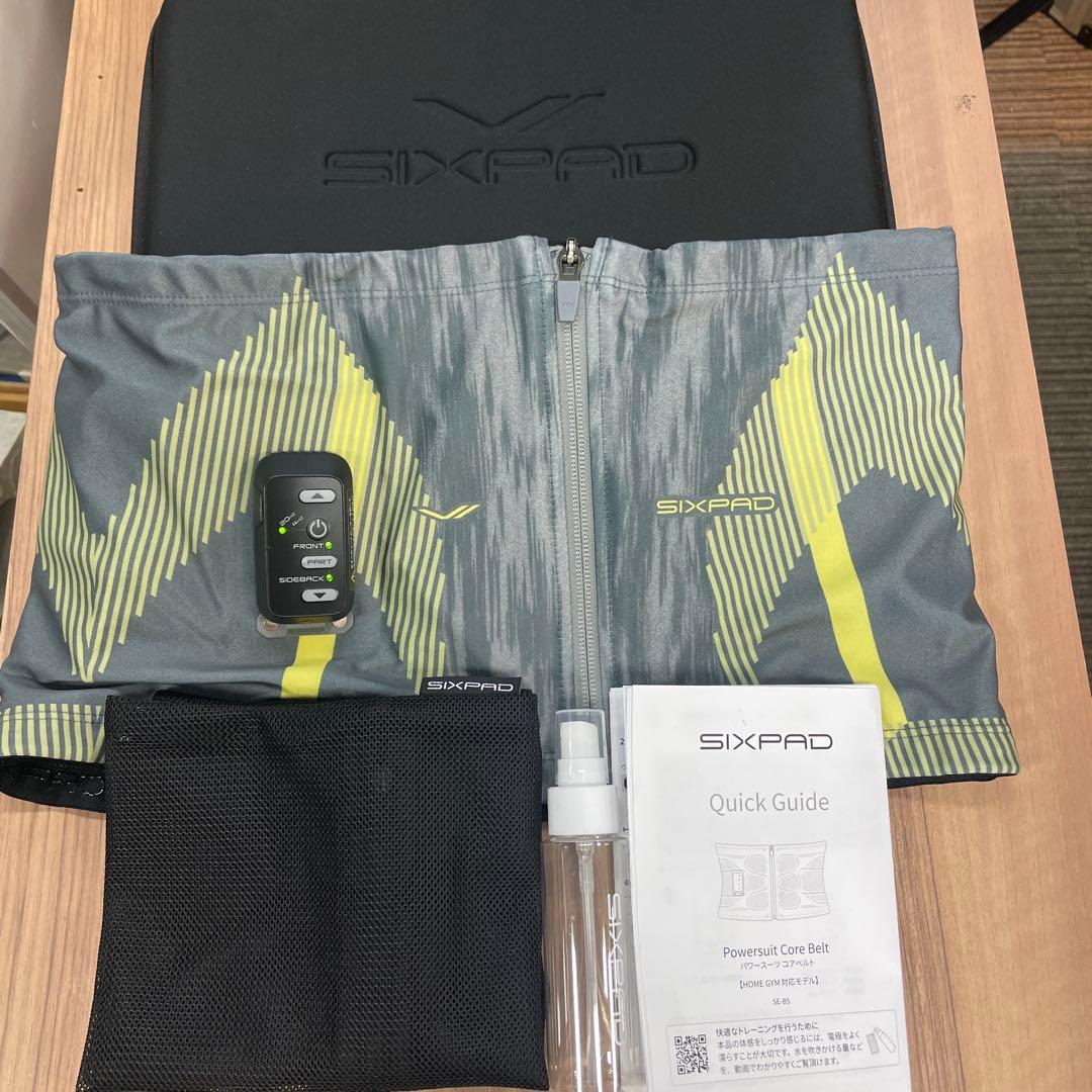 LサイズSIXPAD シックスパッド　パワースーツコアベルト シックスパッドパワースーツコアベルト（ダイエット家電/EMS