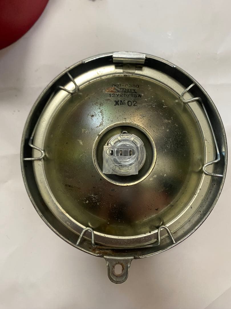 MD50ライト カブ郵政仕様のライトと、メーター中古品 車・バイク