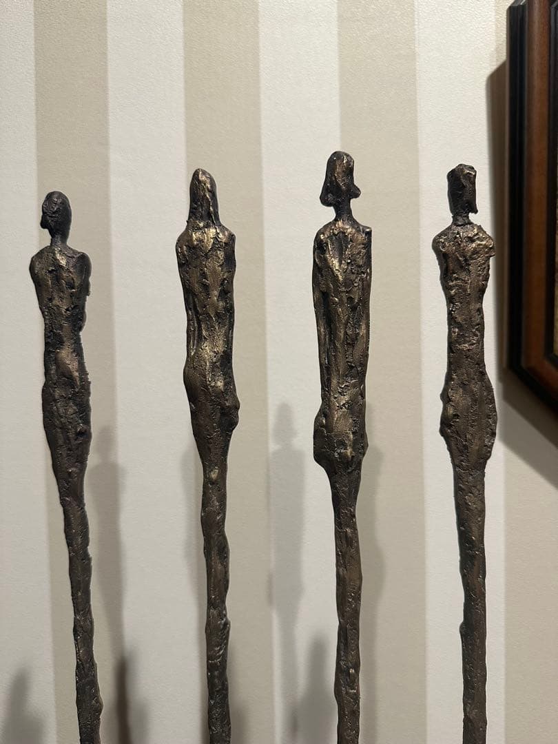 美品 ALEX HOME DECOR抽象的な人型彫刻 置物オブジェ