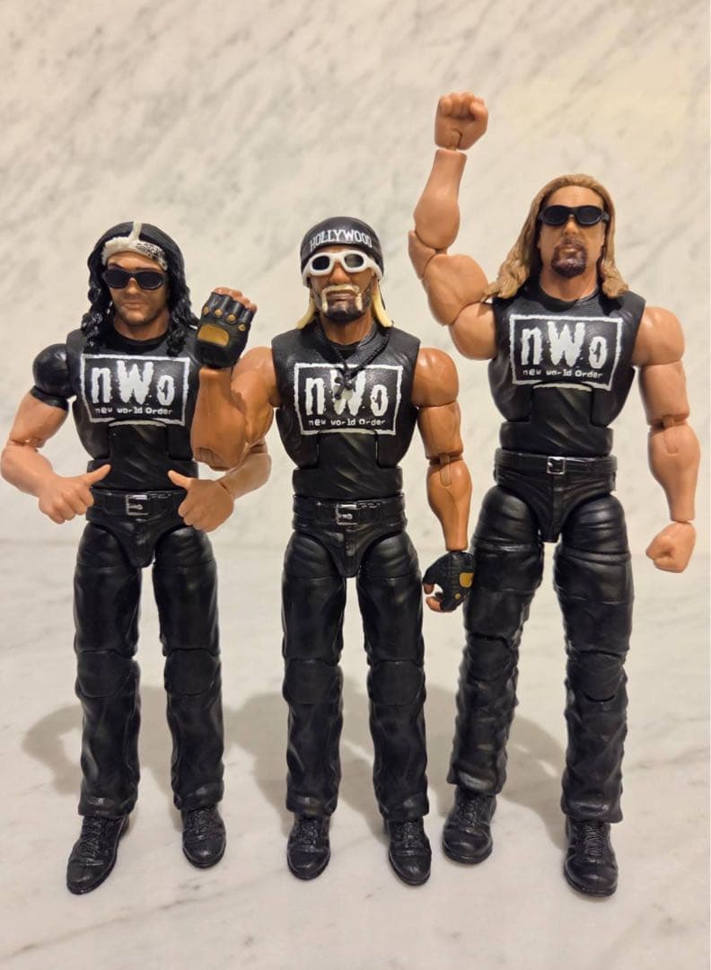 WWE WCW nWo ハルク ホーガン ナッシュ ホール プロレス フィギュア
