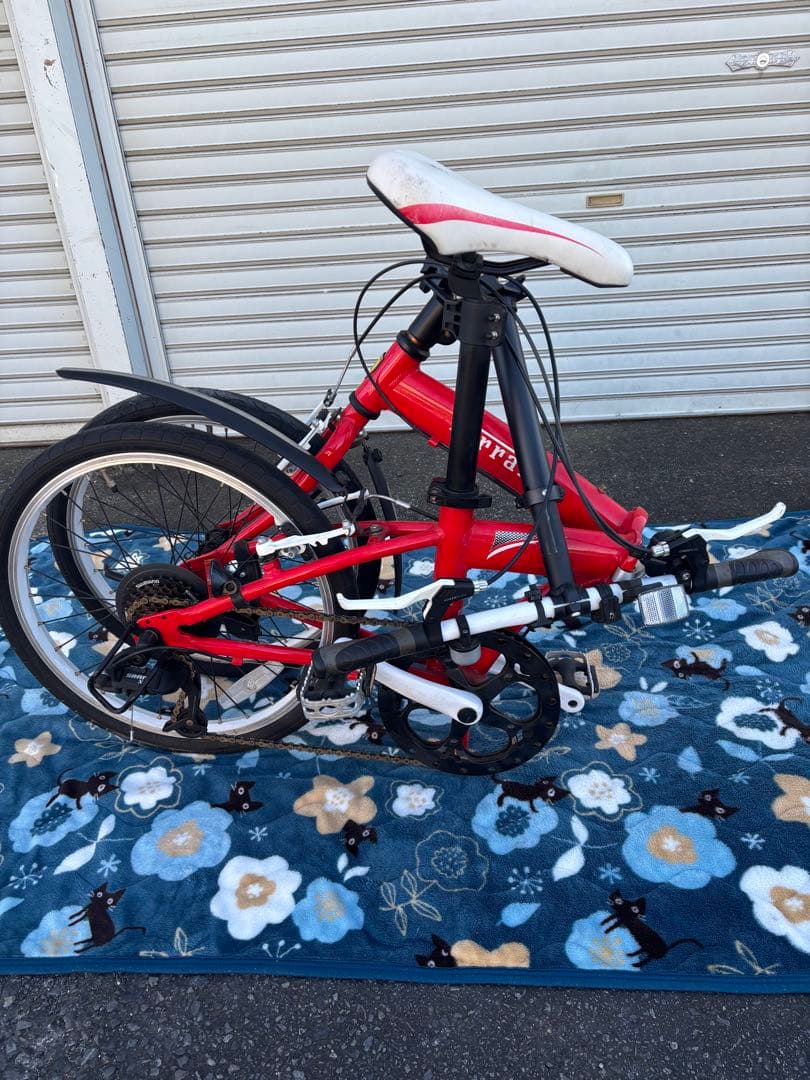 Ferrari 折りたたみ自転車 アルミフレームレッド Ferrari