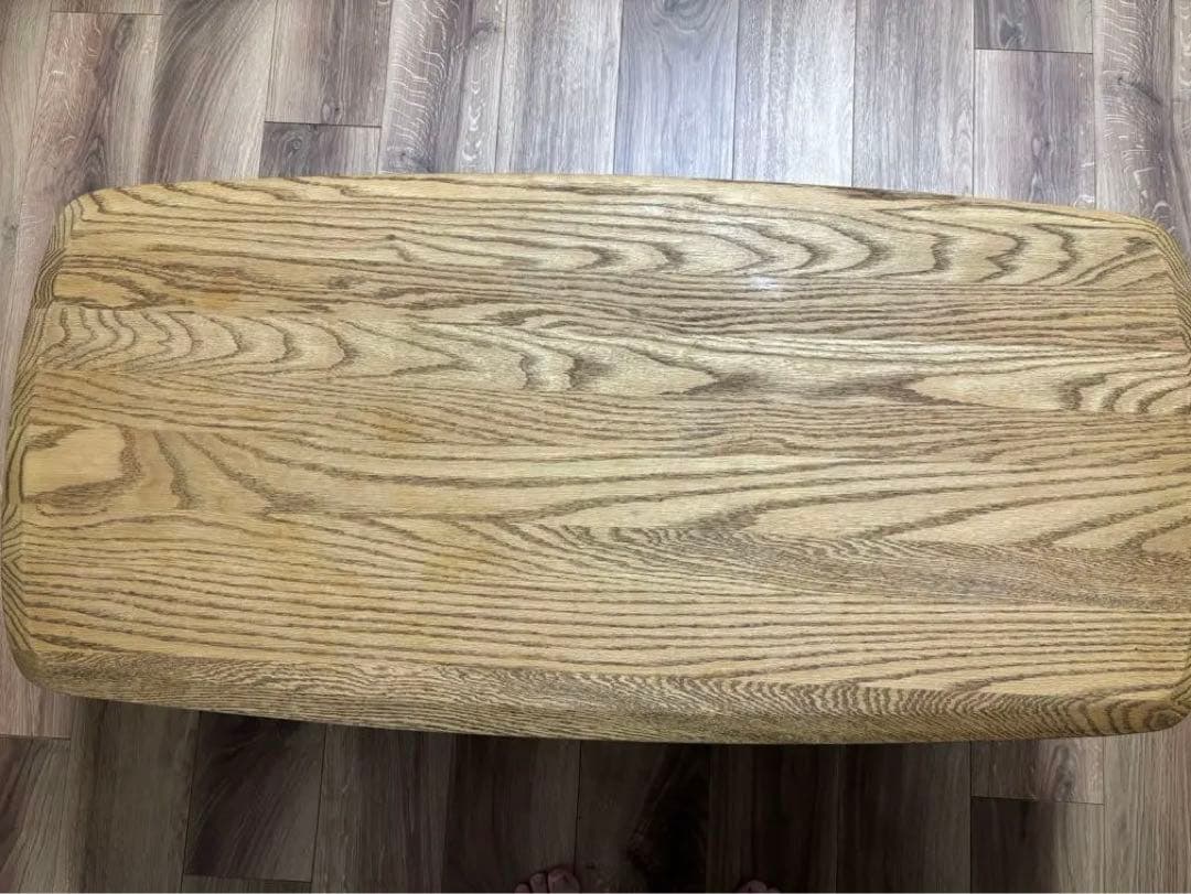 モモナチュラル FD LOW TABLE S 天然木昇降式センターテーブル - メルカリ