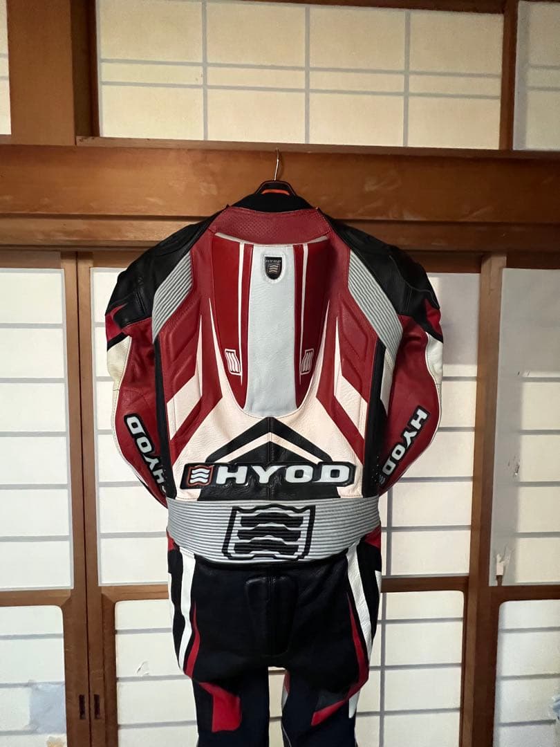 MFJ公認 /レザーツナギ 本革 レーシングスーツ HYODサイズM革ツナギ