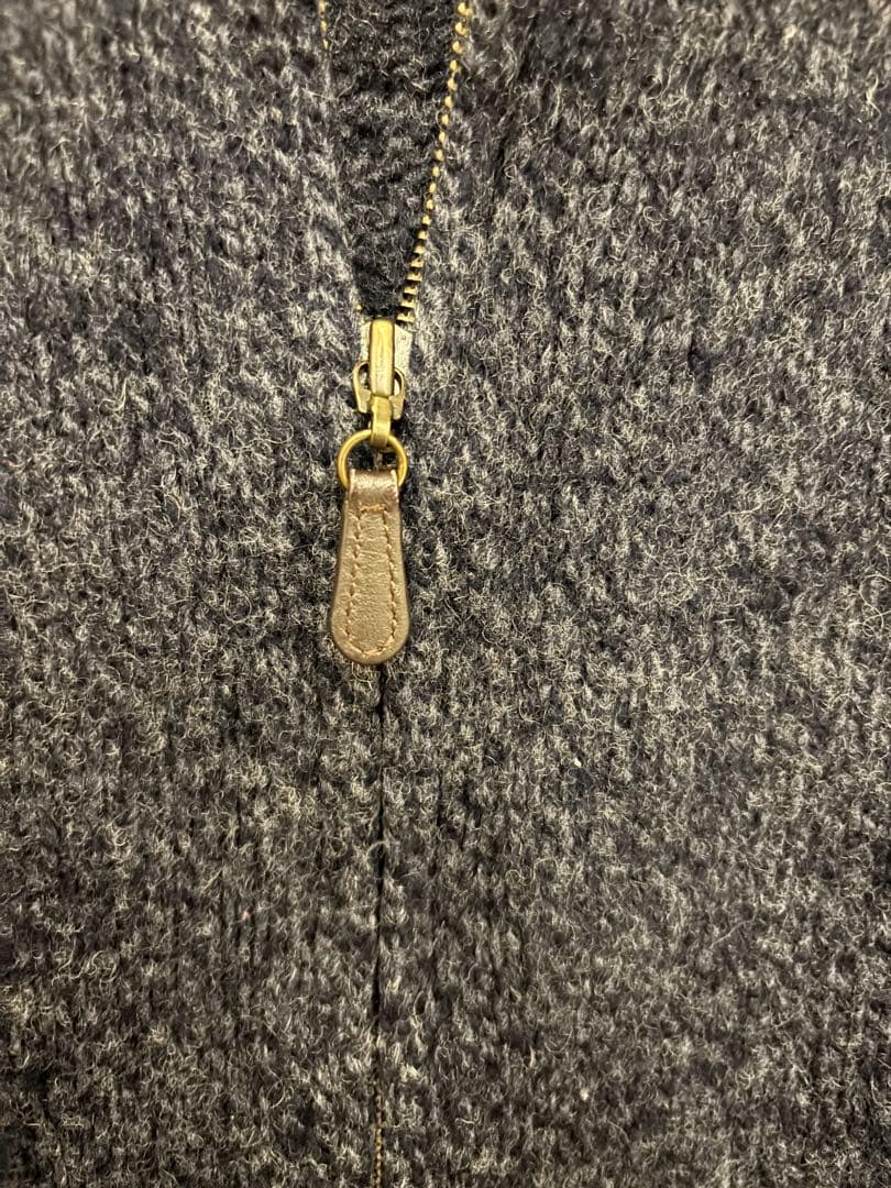 L.L.Bean ドライバーズニット　美品　ラムウール100%