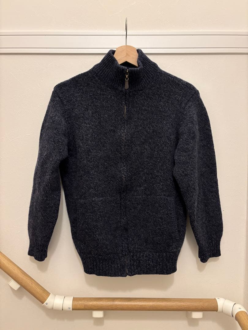 L.L.Bean ドライバーズニット　美品　ラムウール100%